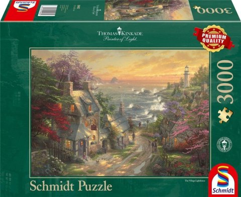 Puzzle PQ 3000 Wioska z latarnią morską w tle G3