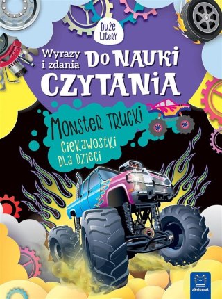 Wyrazy i zdania do nauki czytania. Monster trucki