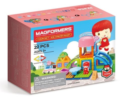 Magformers Town Set - lodziarnia 22el