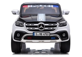 Auto na Akumulator XMX606 Mercedes X Policja Biały