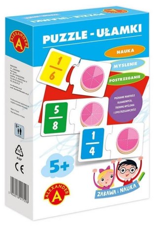 Zabawa i Nauka - Puzzle Ułamki ALEX