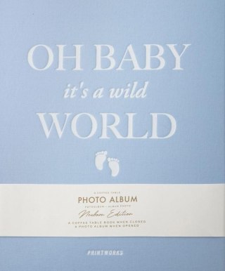 Fotoalbum. Baby It's a Wild World. Niebieski