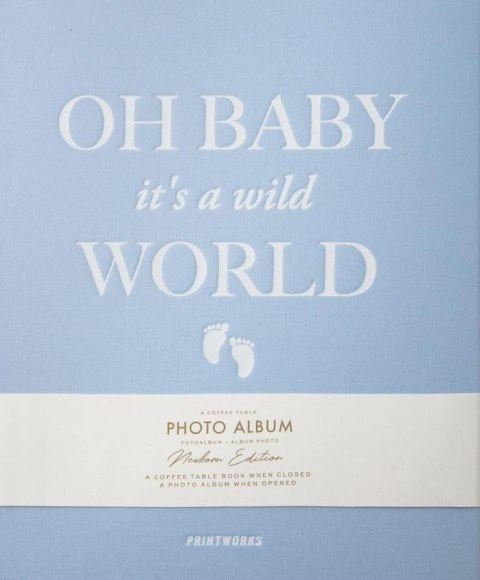 Fotoalbum. Baby It's a Wild World. Niebieski