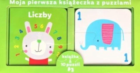 Książka & 10 puzzli liczby