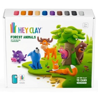 Hey Clay - zestaw Zwierzęta Leśne + akcesoria