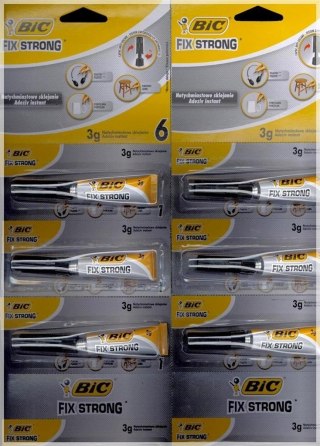 Klej Fix Strong (12szt) BIC