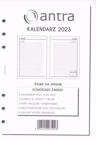 Wkład kalendarzowy 2023 B6 DNS