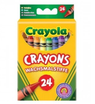 Kredki świecowe bezpieczne 24 kolory CRAYOLA