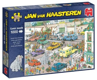 Puzzle 1000 Haasteren Słoń na zakupach G3