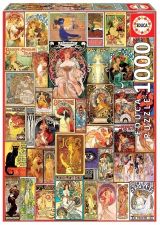 Puzzle 1000 Styl secesyjny (kolaż) G3