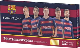 Plastelina szkolna 12 kolorów FC Barcelona ASTRA