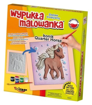 Wypukła malowanka Konik Quarter Horse