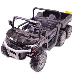 BUGGY 6 KOŁOWY DLA 2 DZIECI, ELEKTRYCZNA WYWROTKA, MIĘKKIE KOŁA, MIĘKKIE SIEDZENIE/XMX623B