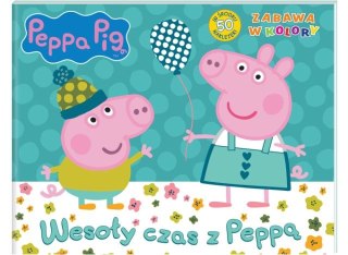 Kolorowanka MSZ Świnka Peppa- Zabawa w kolory- Wesoły czas