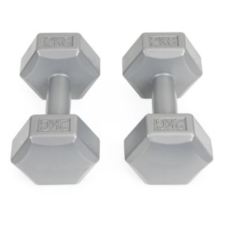 Hantle fitness 4kg zestaw hantelki ciężarki 2x 2kg