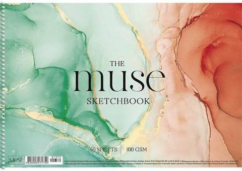 Blok do szkicowania A4 50k spiral, "The muse sketchbook"