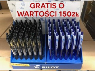 Długopis PILOT G2 czarny + długopis Rexgrip niebieski gratis