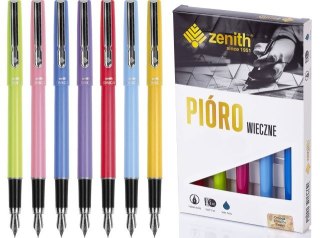 Pióro wieczne ZENITH Omega Chrome Pastel - box 5 sztuk, mix kolorów