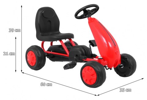 Gokart dla Najmłodszych Czerwony do 3 latek