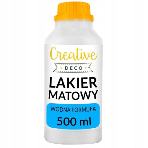 Lakier akrylowy bezbarwny matowy butelka 500ml