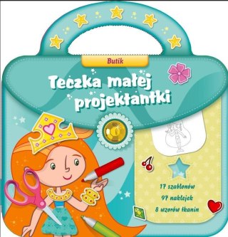 Teczka małej projektantki turkus 2. Butik