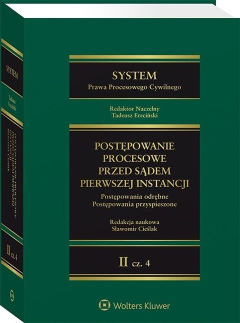 System prawa procesowego cywilnego T.2