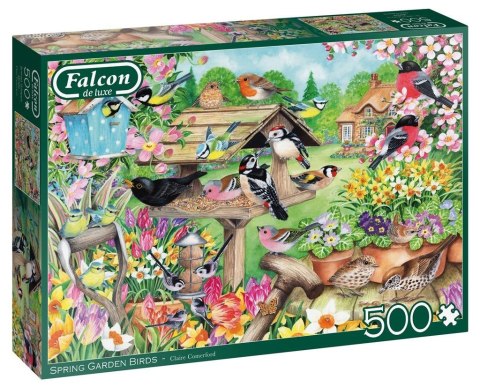 Puzzle 500 Falcon Karmnik dla ptaków wiosną G3