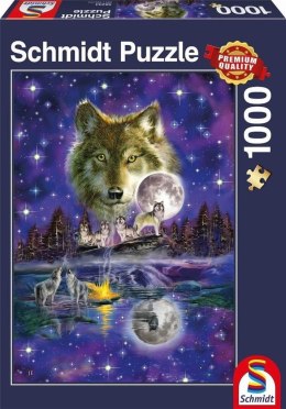 Puzzle PQ 1000 Wilk w świetle księżyca G3