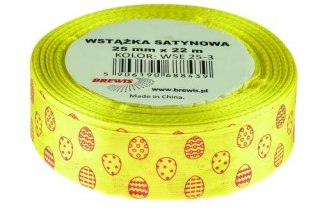 Wstążka satynowa 25mm Wielkanoc WSE25-3