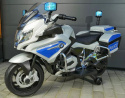 Pojazd Motor BMW Policja MOTOR BMW POLICJA Światła Duży Na Akumulator Led