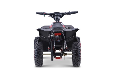 Quad HIPERFECT na akumulator Czerwony 35km/h + Silnik bezszczotkowy 1000W + Koła pompowane + Regulacja siedzenia