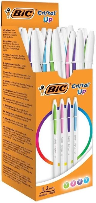 Długopis Cristal Bicolor Up mix (20szt) BIC