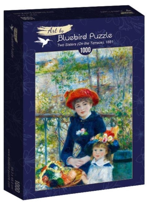 Puzzle 1000 Dwie siostry na tarasie, Renoir, 1881