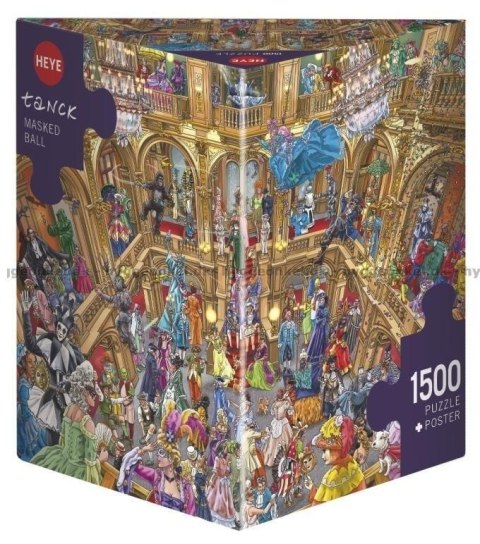 Puzzle 1500 Bal maskowy, Tanck (Puzzle+plakat)