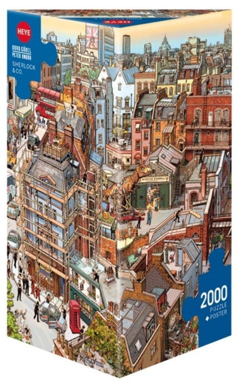 Puzzle 2000 Sherlock& Co. (Puzzle+plakat)