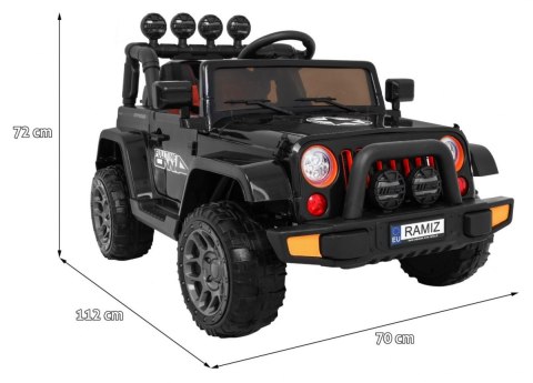 auto terenowe na akumulator mocny jeep 4x4 full time 4wd pilot pokrowiec