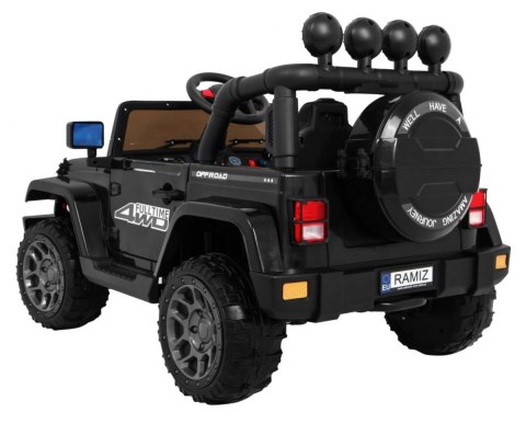 auto terenowe na akumulator mocny jeep 4x4 full time 4wd pilot pokrowiec