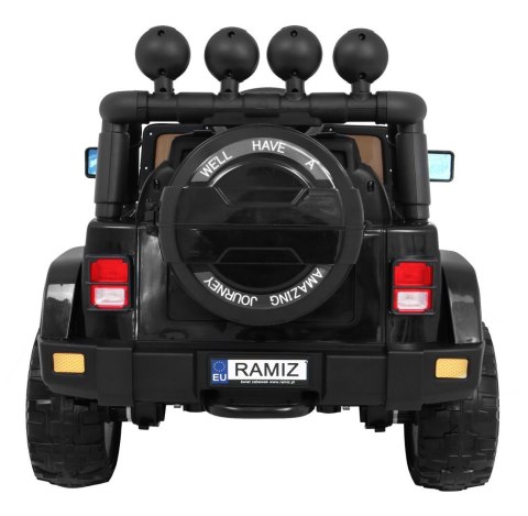 auto terenowe na akumulator mocny jeep 4x4 full time 4wd pilot pokrowiec