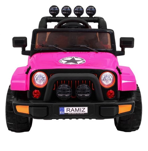 Auto pojazd terenowe full time 4wd 4x4 pilot audio led schowek