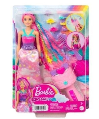 Barbie. Księżniczka zakręcone pasemka