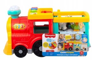 Fisher Price Edukacyjny pociąg ze zwierzątkami