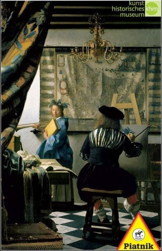 Puzzle 1000 - Vermeer, Alegoria malarstwa PIATNIK