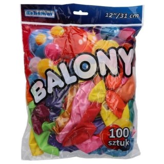 Balony metalizowane 31cm 100szt