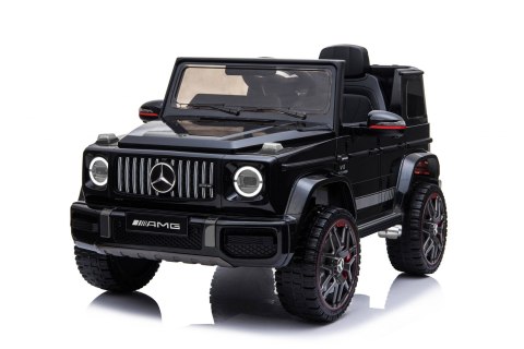 Mercedes AMG G63 dla dzieci Czarny + Pilot + MP3 LED + Wolny Start + EVA + Pasy