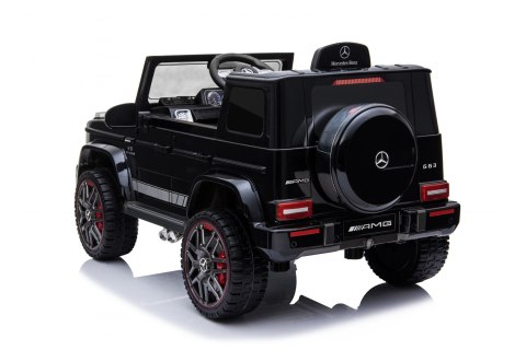 Mercedes AMG G63 dla dzieci Czarny + Pilot + MP3 LED + Wolny Start + EVA + Pasy