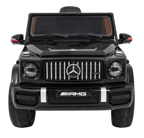 Mercedes AMG G63 dla dzieci Lakier Czarny + Pilot + MP3 LED + Wolny Start + EVA + Pasy