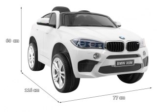 BMW X6M Elektryczne Autko dla dzieci Biały