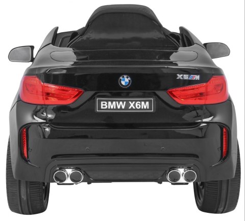 BMW X6M Elektryczne Autko dla dzieci Czarny + Pilot + EVA + Wolny Start + Panel audio + LED