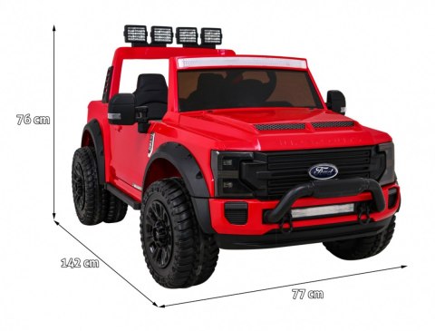 Pojazd Ford Super Duty Czerwony