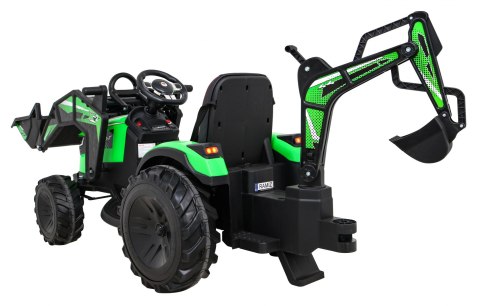 Pojazd Traktor Z Przyczepą 720-T Zielony